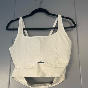 Aerie off white sports bra-size xl
